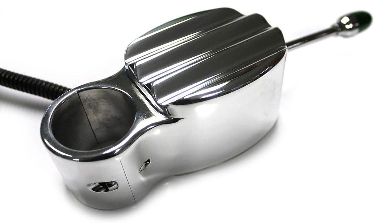 Lime Works Polished Finned Aluminium Turn Signal LWTS112