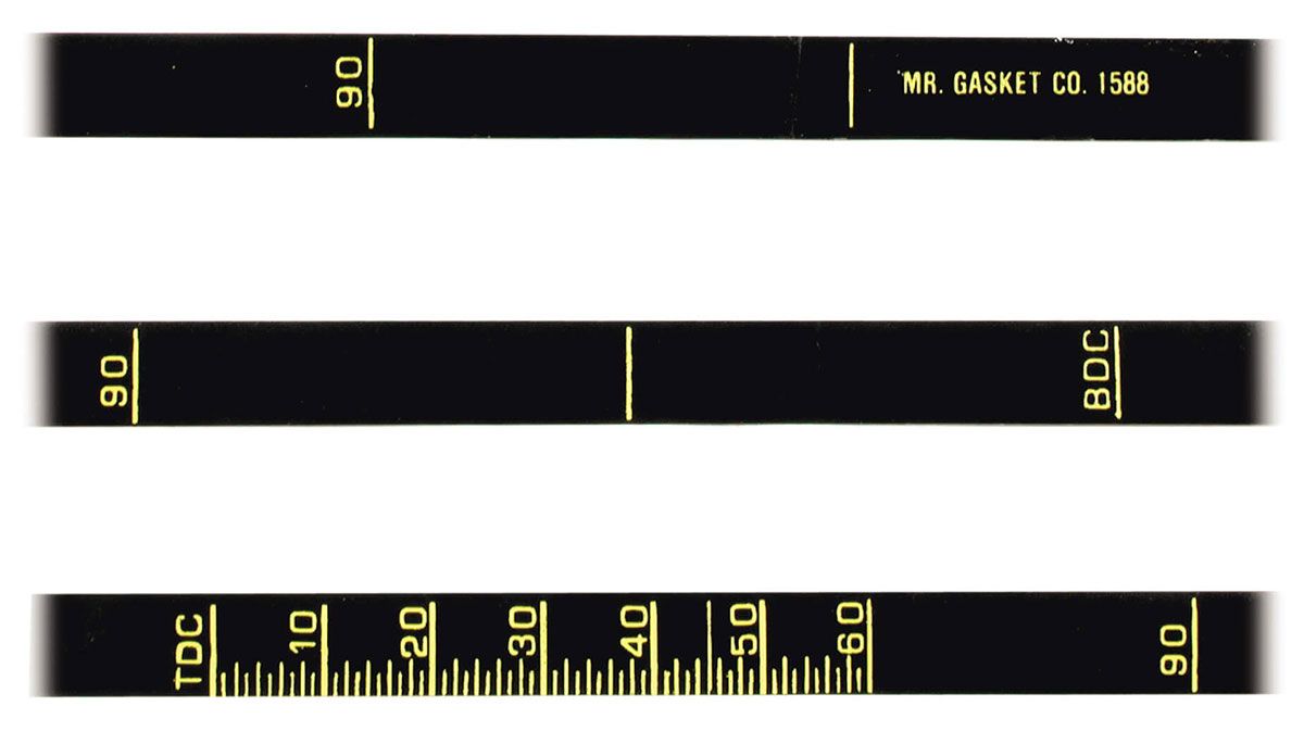 Mr Gasket Mr Gasket 6-3/4" Dia Precision Timing Tape MG1588