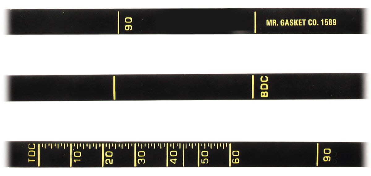 Mr Gasket Mr Gasket 7" Dia Precision Timing Tape MG1589