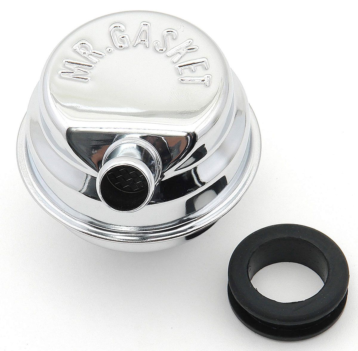 Mr Gasket Mr Gasket Chrome Plated Push-on Breather with PVC Tube MG2059