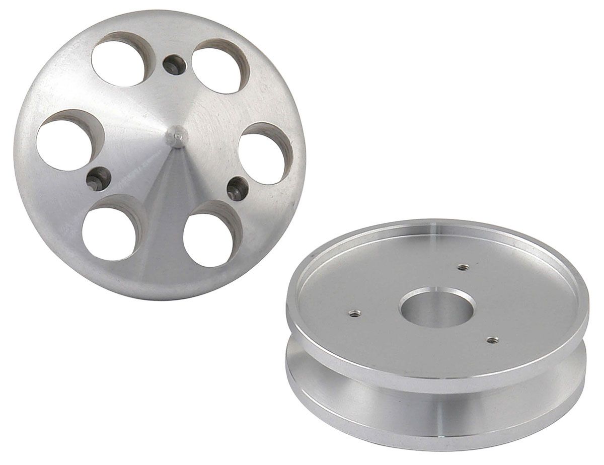 Mr Gasket Mr Gasket Billet Style Aluminium Alternator Pulley with Nose Piece - Single Groo