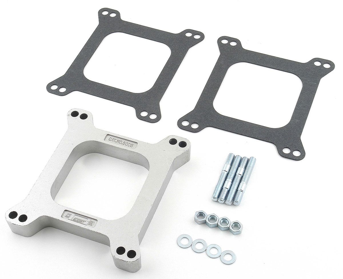 Mr Gasket Mr Gasket Aluminium Carburettor Spacer Kit 1" Open Centre MG6005