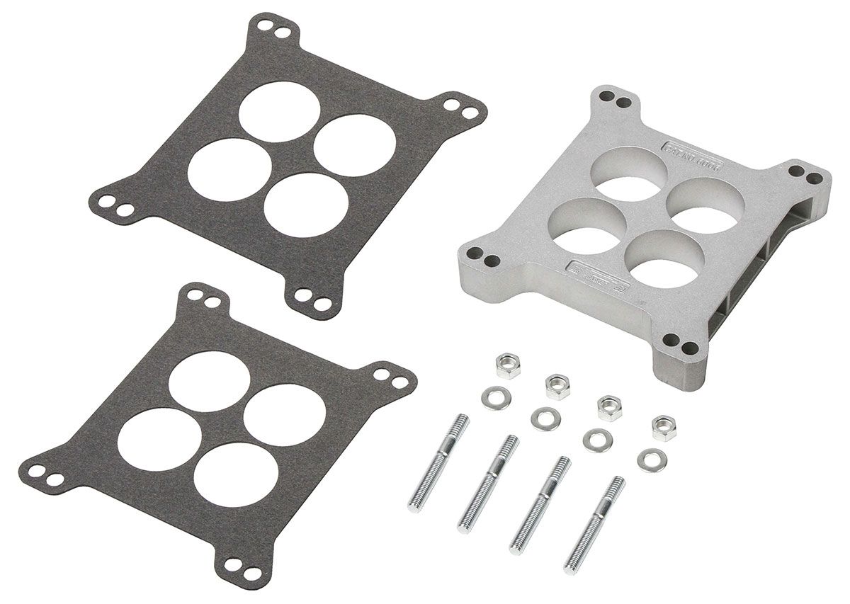 Mr Gasket Mr Gasket Aluminium Carburettor Spacer Kit 1" Ported (4 Hole) MG6006