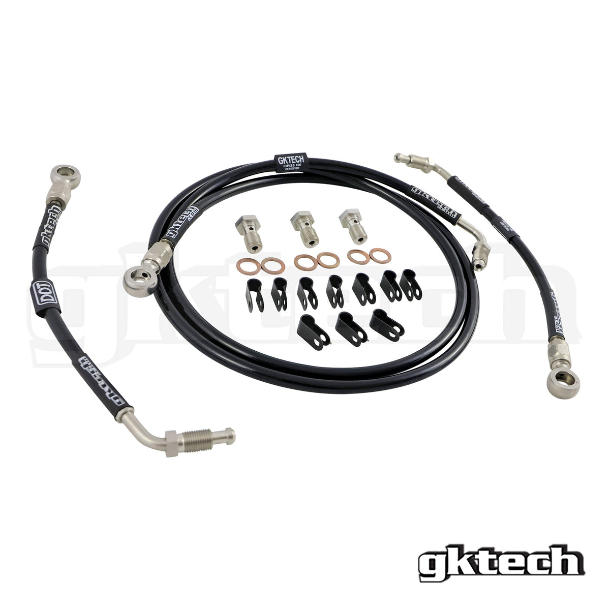 GKTech R32 GT-R, GTS-4 Engine Bay Brake Line Delete Kit (R32R-HDDL-BUNDLE)
