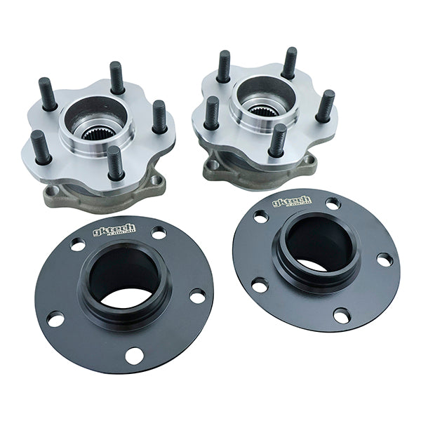 GKTech S13 Silvia 5 Stud Hub Conversion (Front and Rear) (13HUBCOMBO)