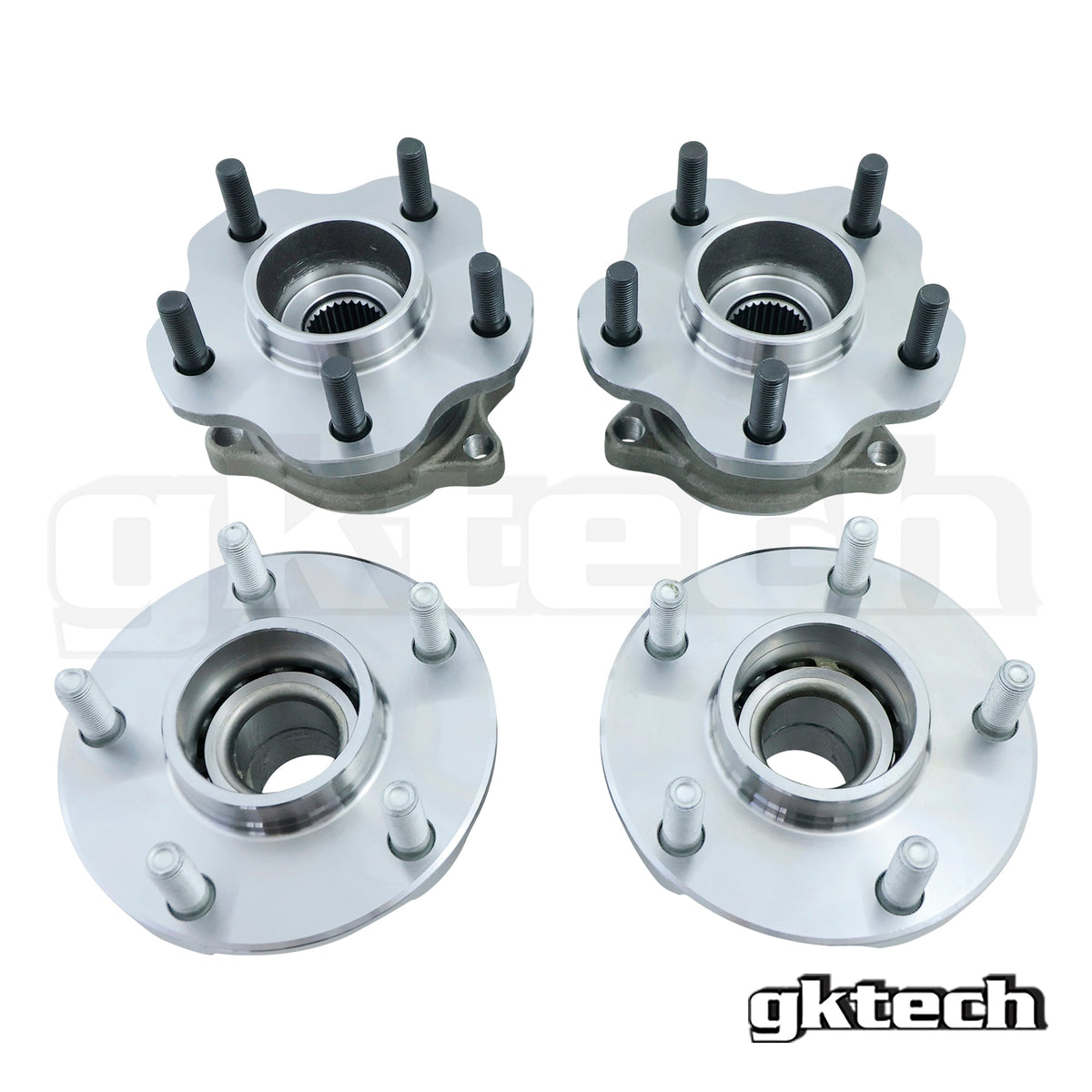 GKTech S14 Silvia, S15 200SX 5 Stud Hubs (Front and Rear) (S14HUBBUNDLE)