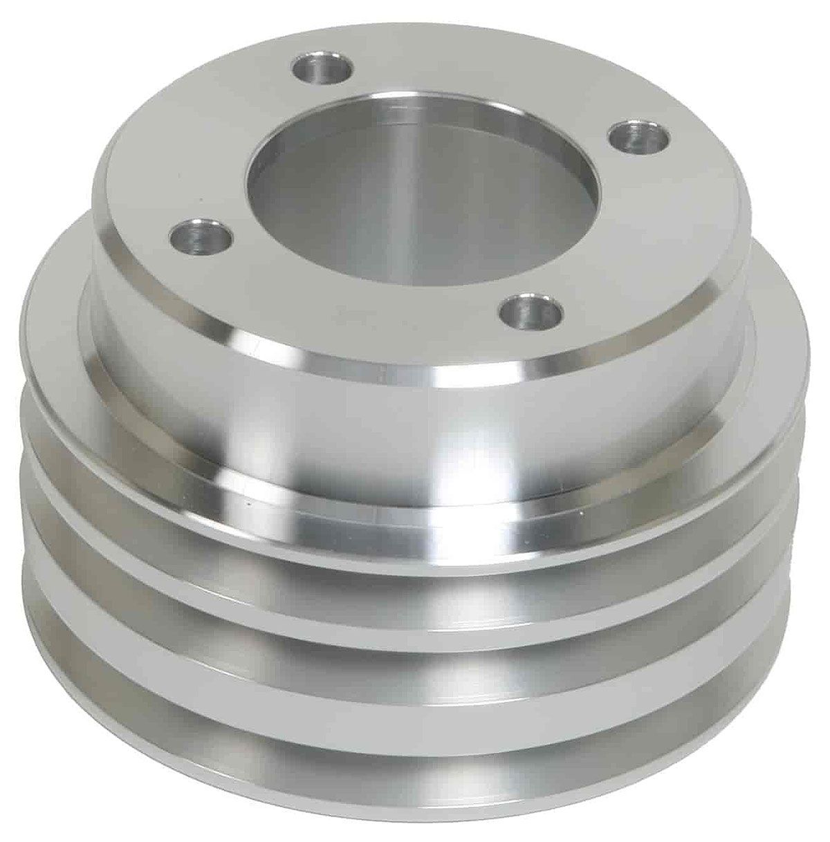 March Performance March Performance 3-Groove Crank Pulley with 4-Bolt Fluid Damper 5-1/2" MPP1539