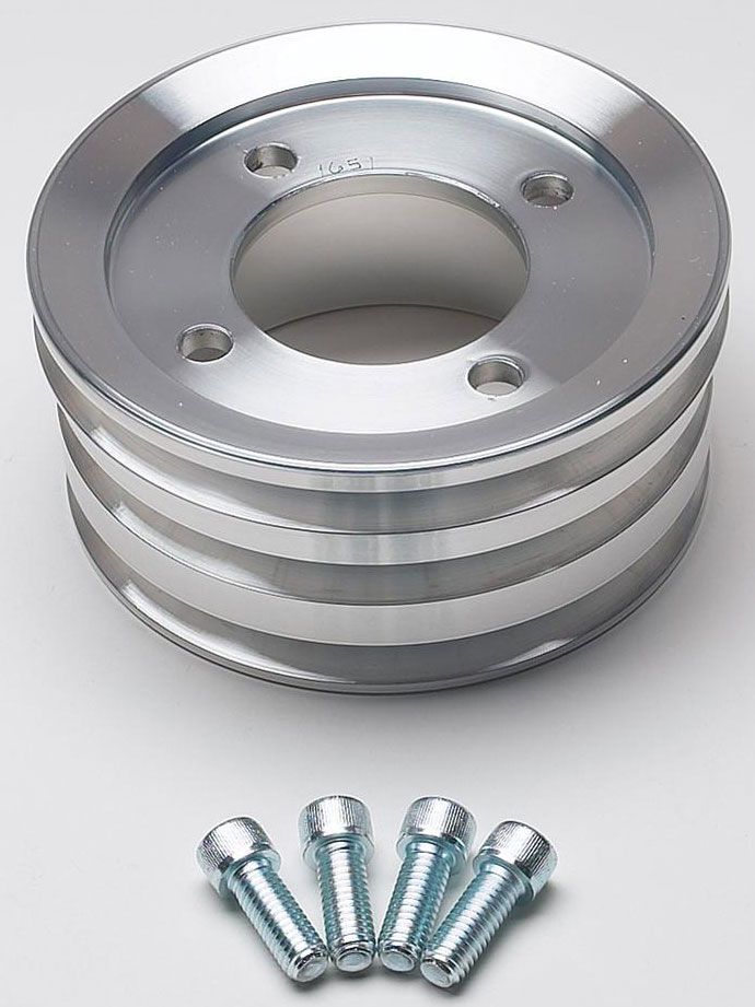 March Performance March Performance 3-Groove Crank Pulley 5-1/2", 1st Groove Offset is 1/16" MPP16