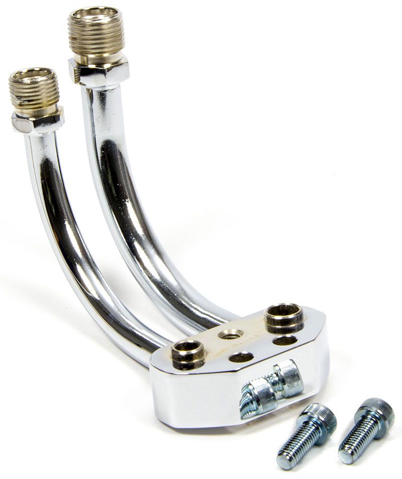 March Performance A/C Manifold, Chrome MPP418-06