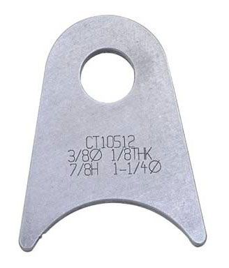 Meziere Weld-On Flat Tab 4130 Steel MZCT10512B