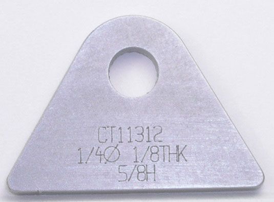 Meziere Weld-On Flat Tab 4130 Steel MZCT11312B