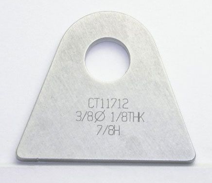 Meziere Weld-On Flat Tab 4130 Steel MZCT11712B