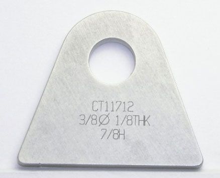 Meziere Weld-On Flat Tab 4130 Steel MZCT11712C