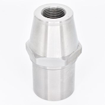 Weld-In Female Tube End 4130 Steel With Hex MZRE1034FL