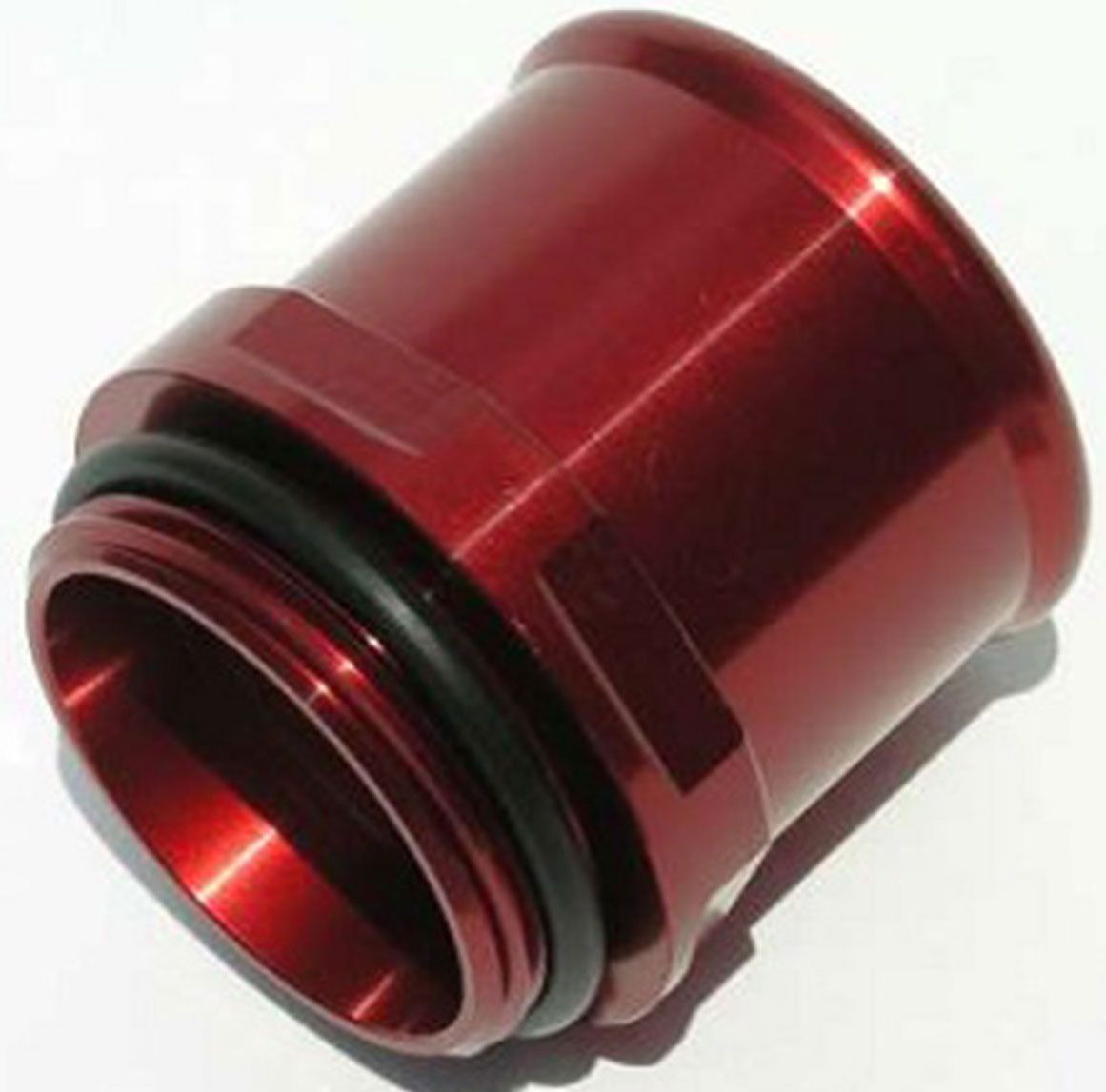 Meziere Water Neck Fitting, For 1-3/4" Hose, Red Finish MZWN0033R