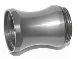 Meziere -20AN Water Neck 2.6" Extension Fitting, Polished MZWN2000U