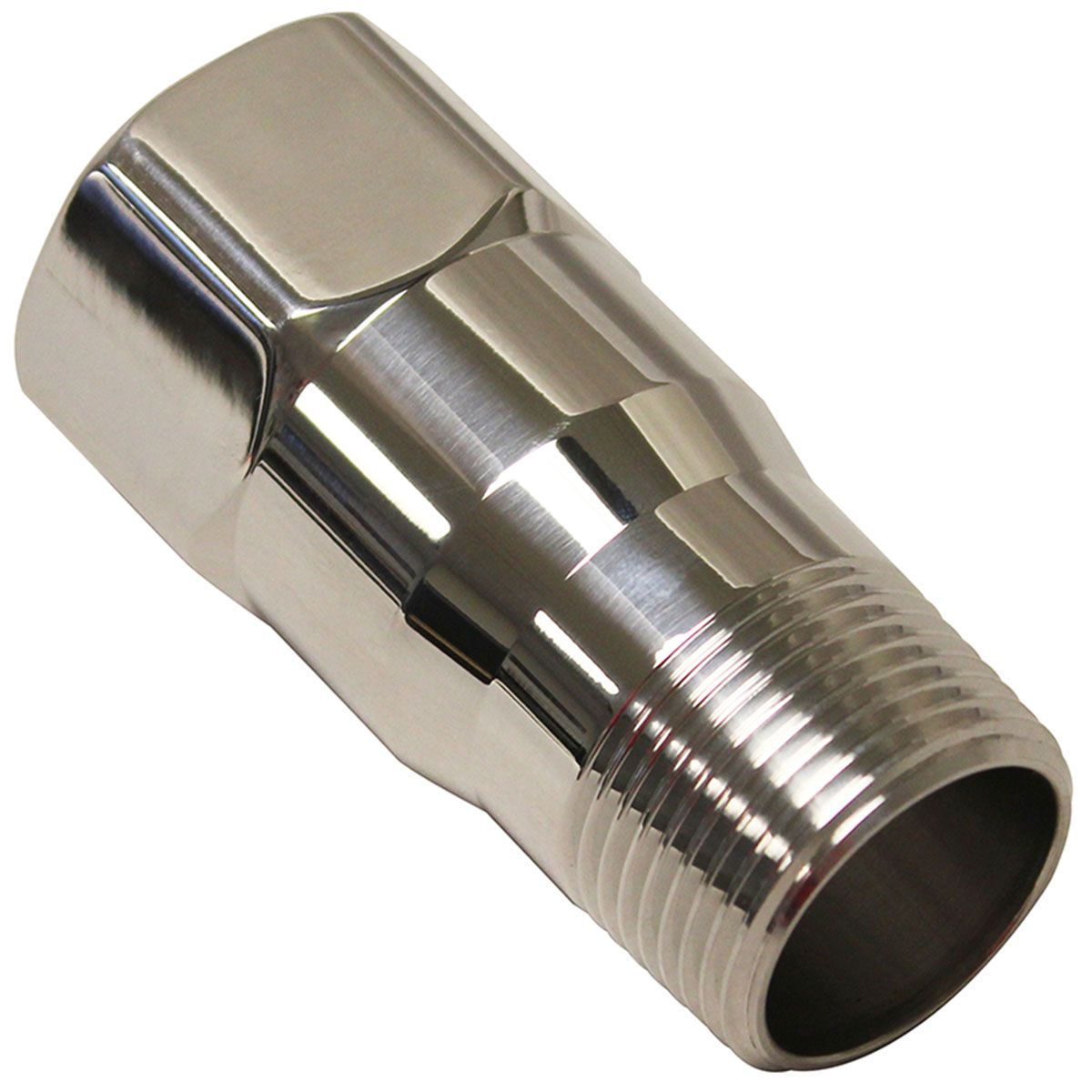 Meziere Water pump fitting extension, Polished Finish MZWP1000U