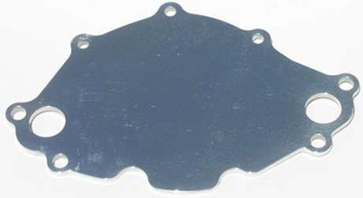 Meziere Small Block Ford Backing plate, Polished Finish MZWP112U