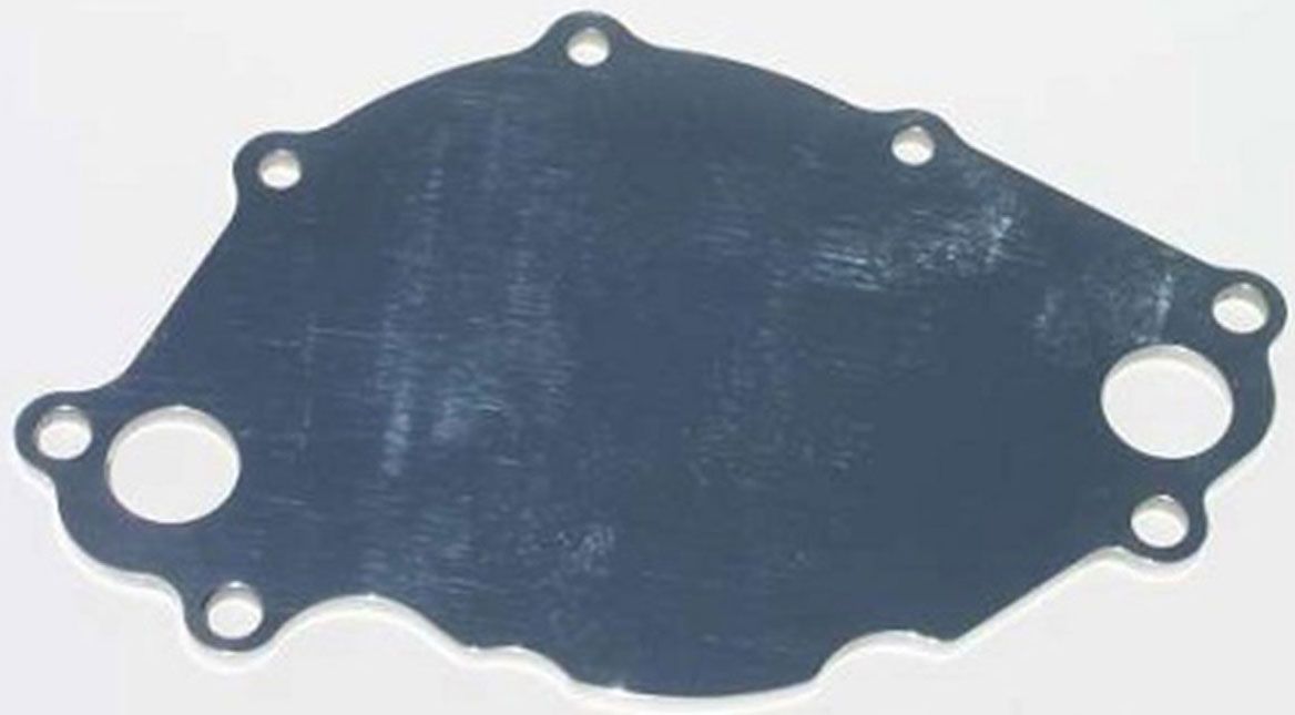 Meziere Small Block Ford 5.0L Backing plate, Polished Finish MZWP113U