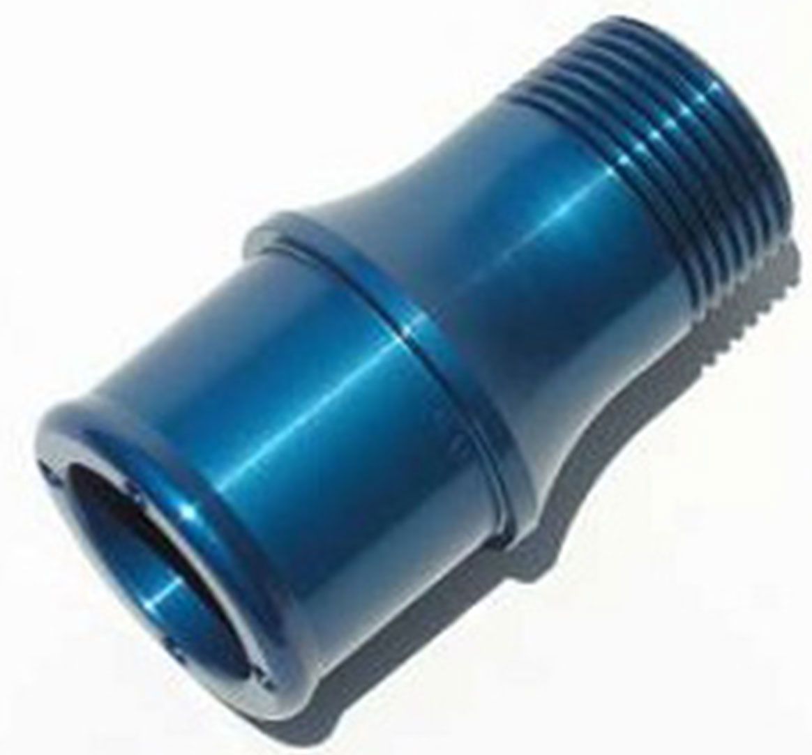 Meziere Inlet Fitting For 100 Series Electric Water Pumps Blue Finish MZWP1150B