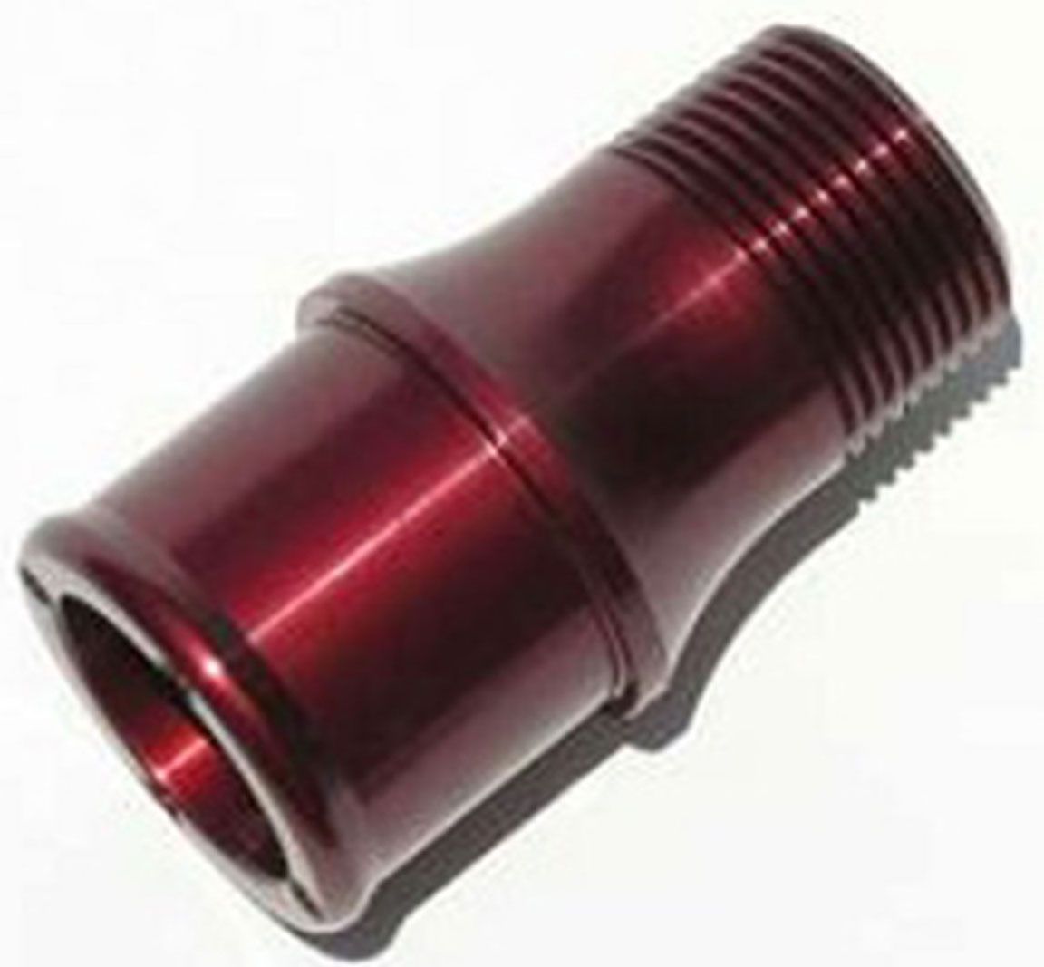 Meziere Inlet Fitting For 100 Series Electric Water Pumps Red Finish MZWP1150R