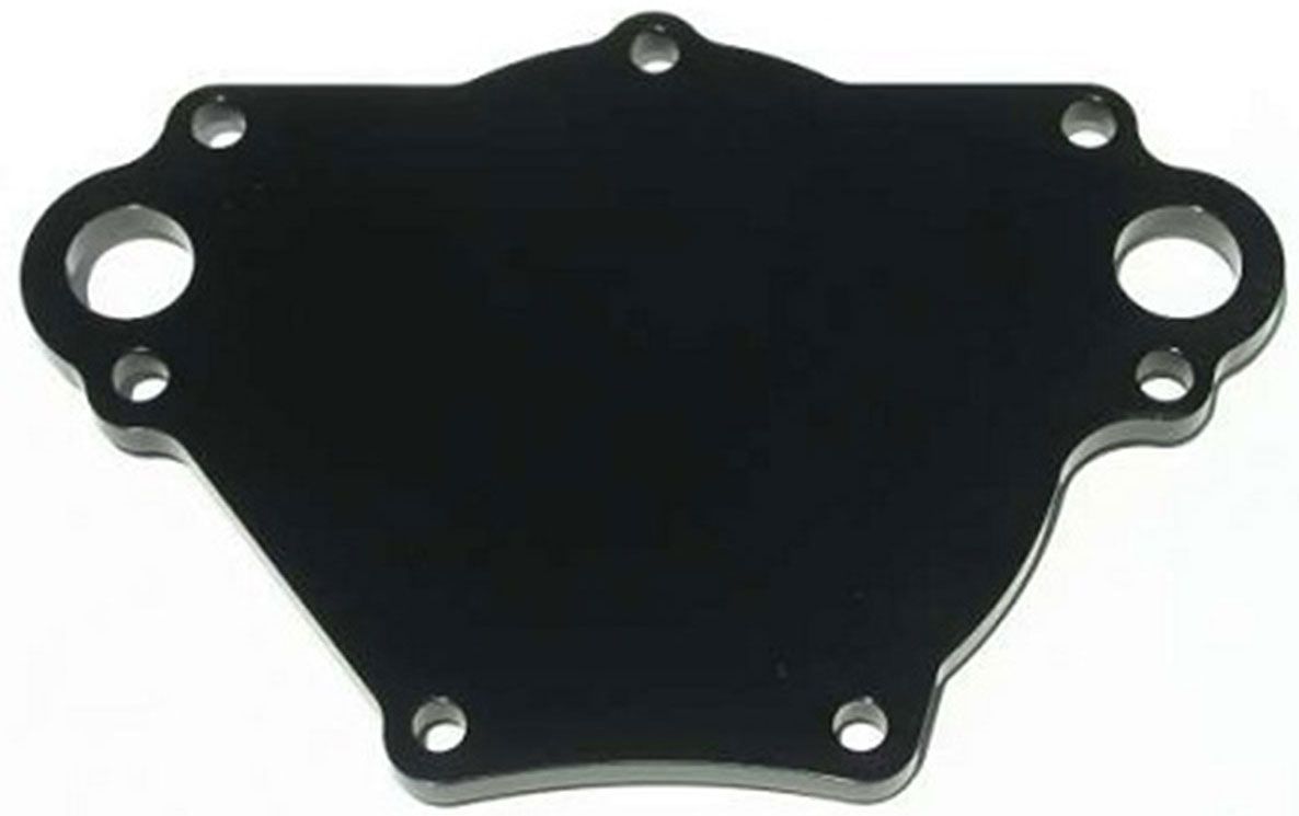 Meziere Small Block Chrysler Backing Plate Black Finish MZWP115S