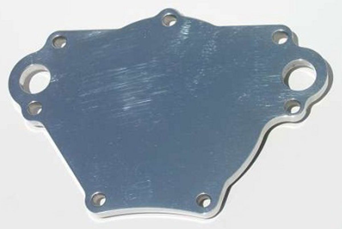 Meziere Small Block Chrysler Backing Plate Polished Finish MZWP115U