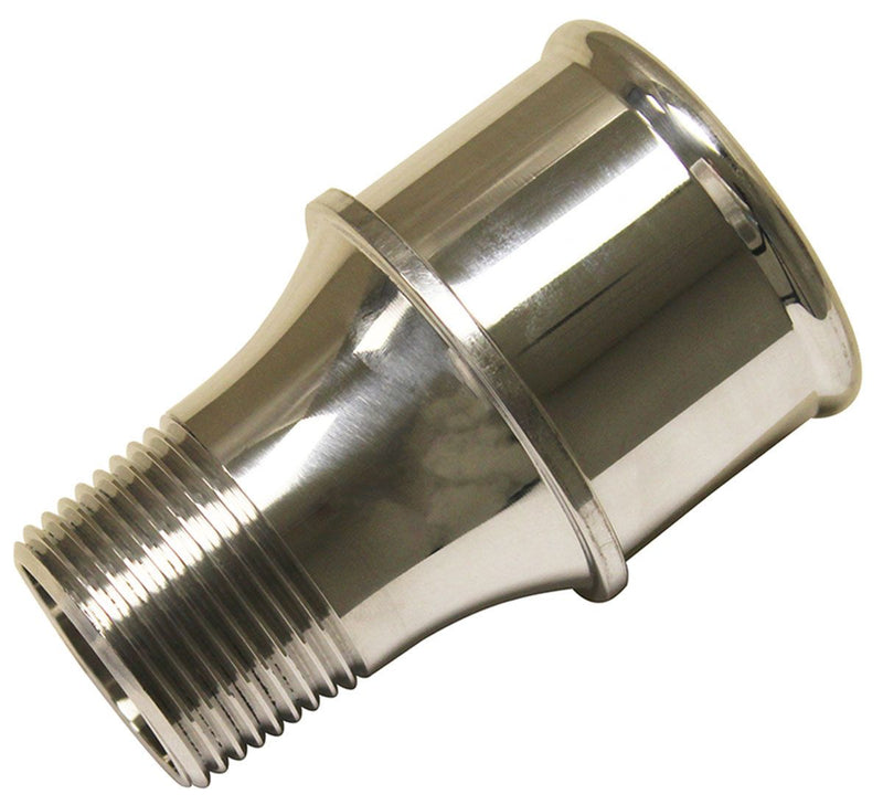Meziere Inlet Fitting, For 100 Series Electric Water Pumps Polished Finish MZWP1175U