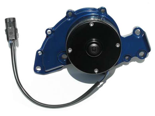 Meziere GM 3.8 litre Electric Water Pump, Black Finish MZWP140SHD