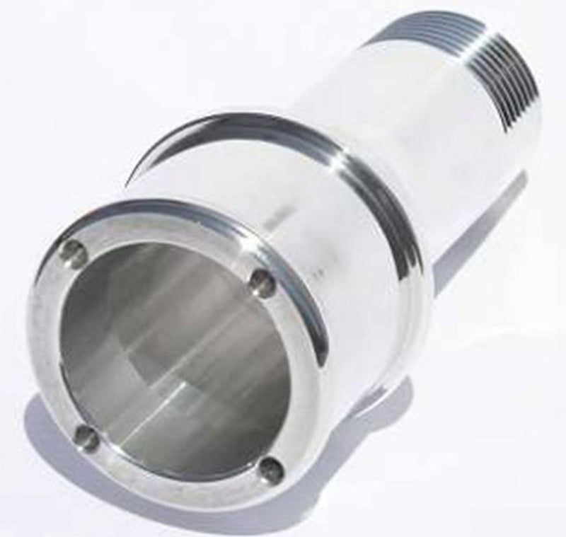 Meziere Inlet Fitting,Extended Length For 100 Series Electric Water Pumps Chrome Finish