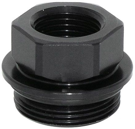 Port Adapter 15/16-20 - 3/8" NPT Female, Black MZWPM38PS