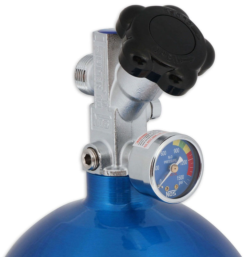 Nitrous Oxide Systems Nitrous Bottle 15-lb. (Electric Blue) NOS14750