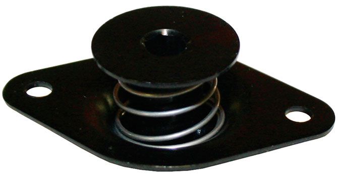 7/16 Allen Head Self Eject Aluminium Button, Black PANBEABK6500