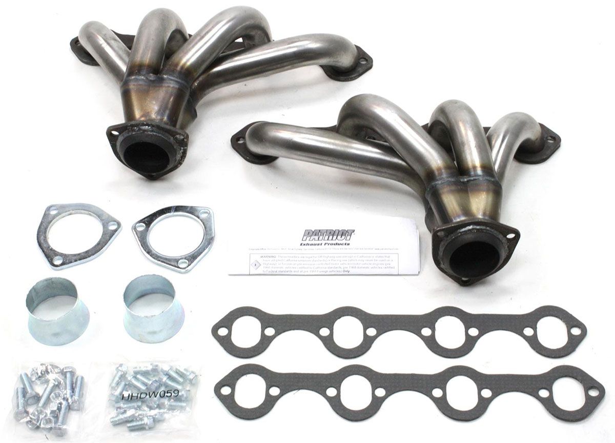 Patriot Exhaust Raw Finish Tight Tuck Headers PATH8427