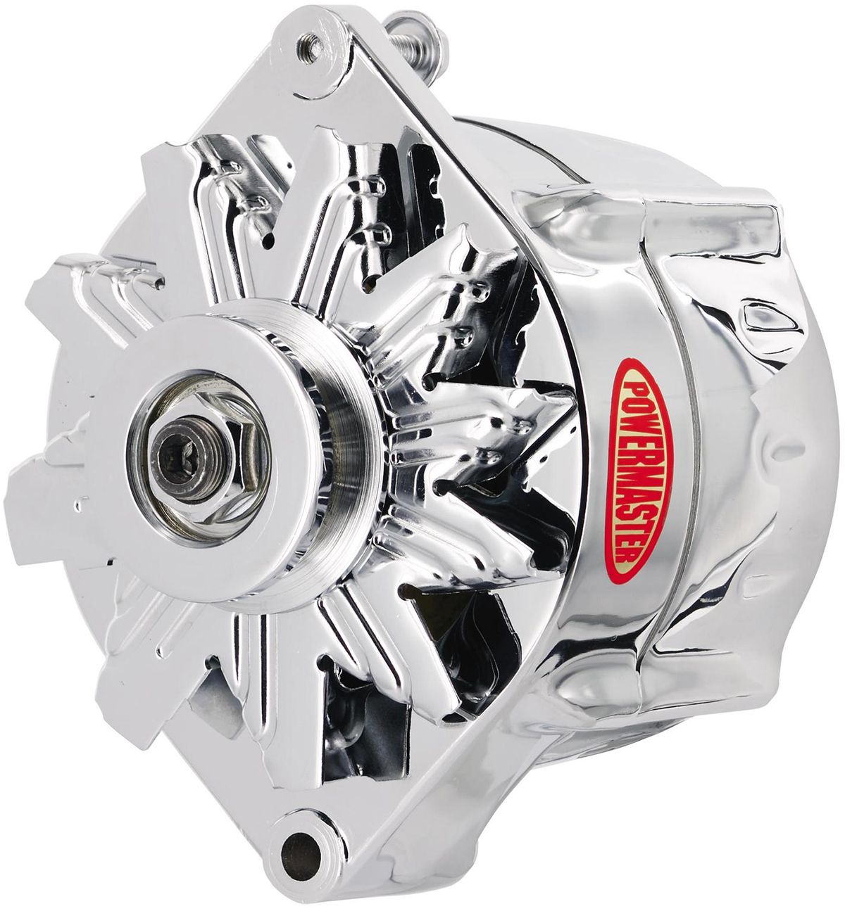 Powermaster Chrome Smooth Look Alternator PM17297