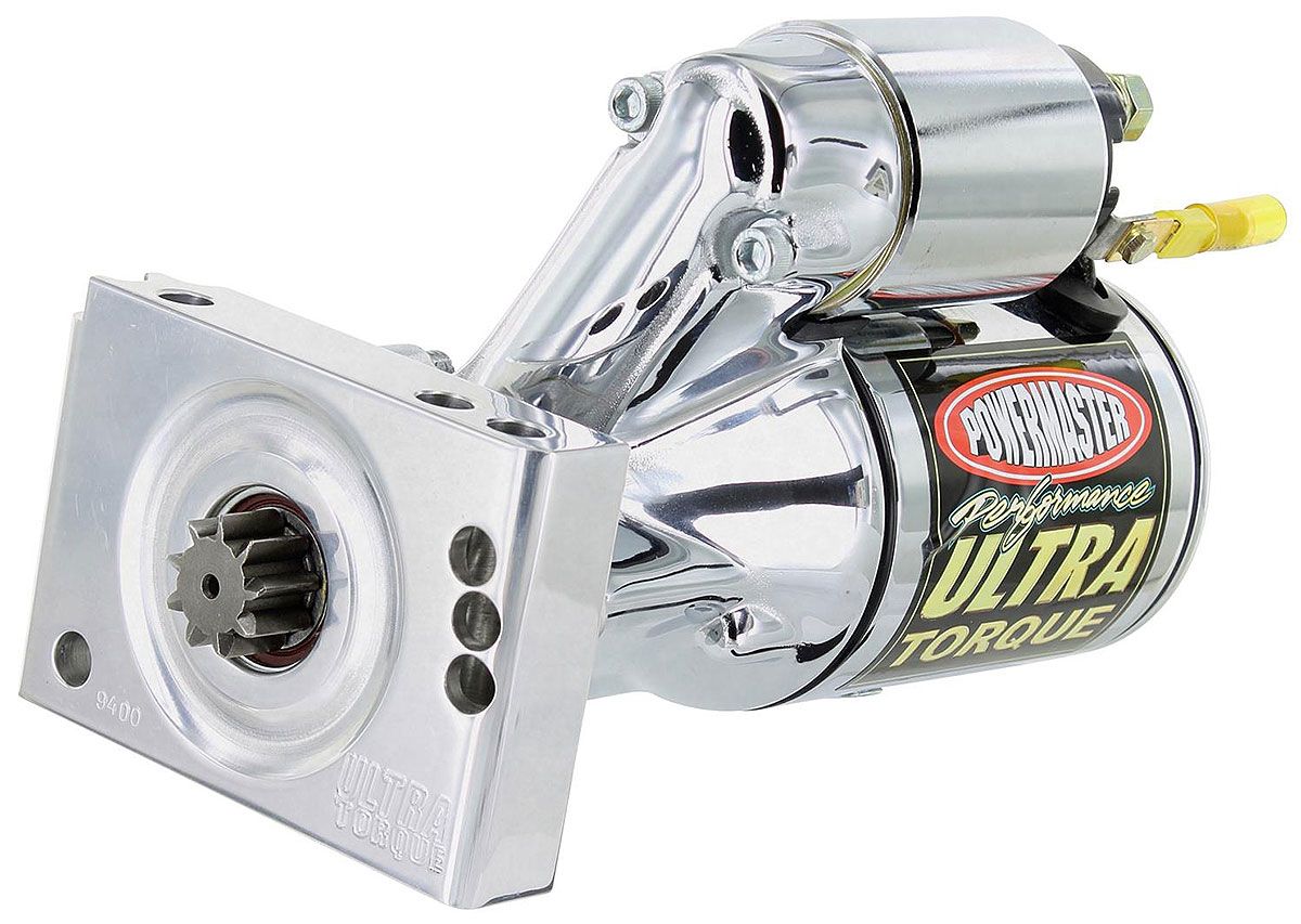 Powermaster Ultra-Torque Starter Motor, Chrome PM19400