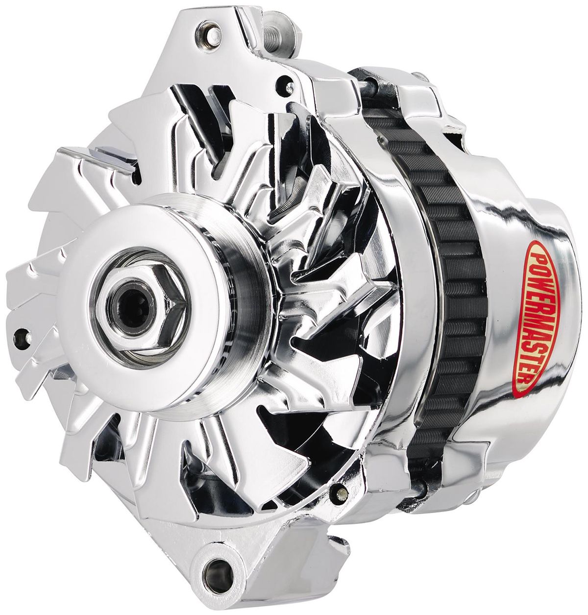 Powermaster Chrome GM/Chevy CS130 Style Alternator PM378021