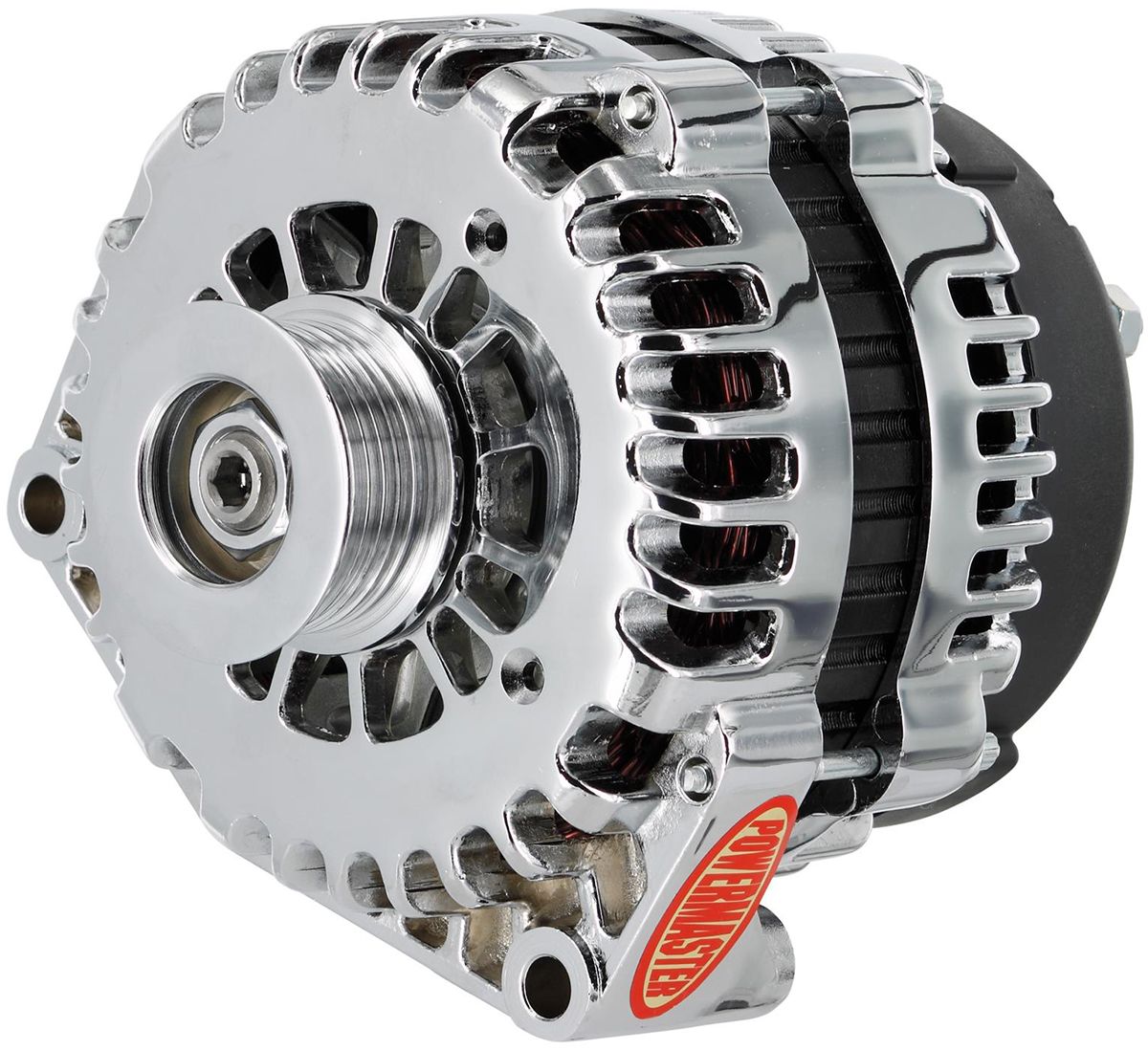 Powermaster Chrome GM Style AD Alternator PM38237