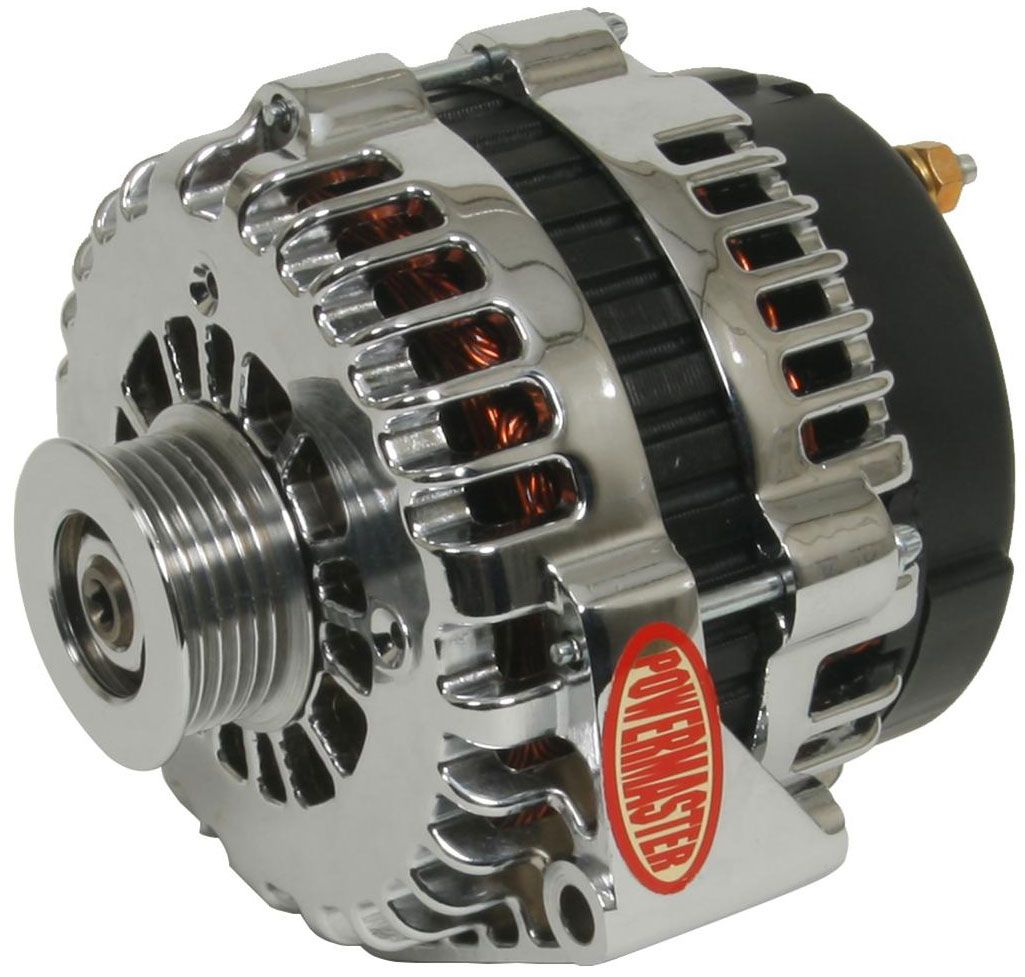 Powermaster Chrome GM Style AD Alternator PM38237