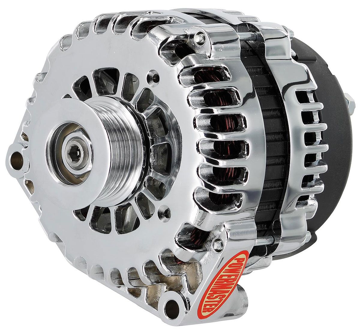 Powermaster Chrome GM Style AD Alternator PM38302