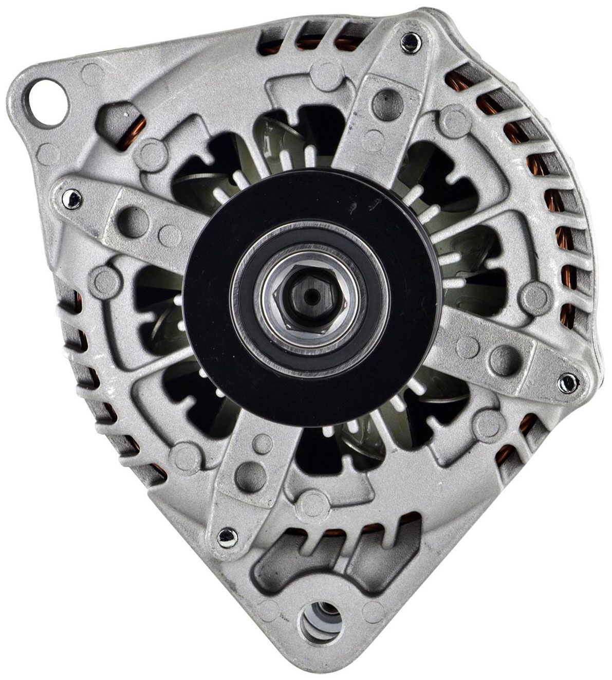 Powermaster Natural Finish Ford Mustang 2011-17 Alternator PM41625