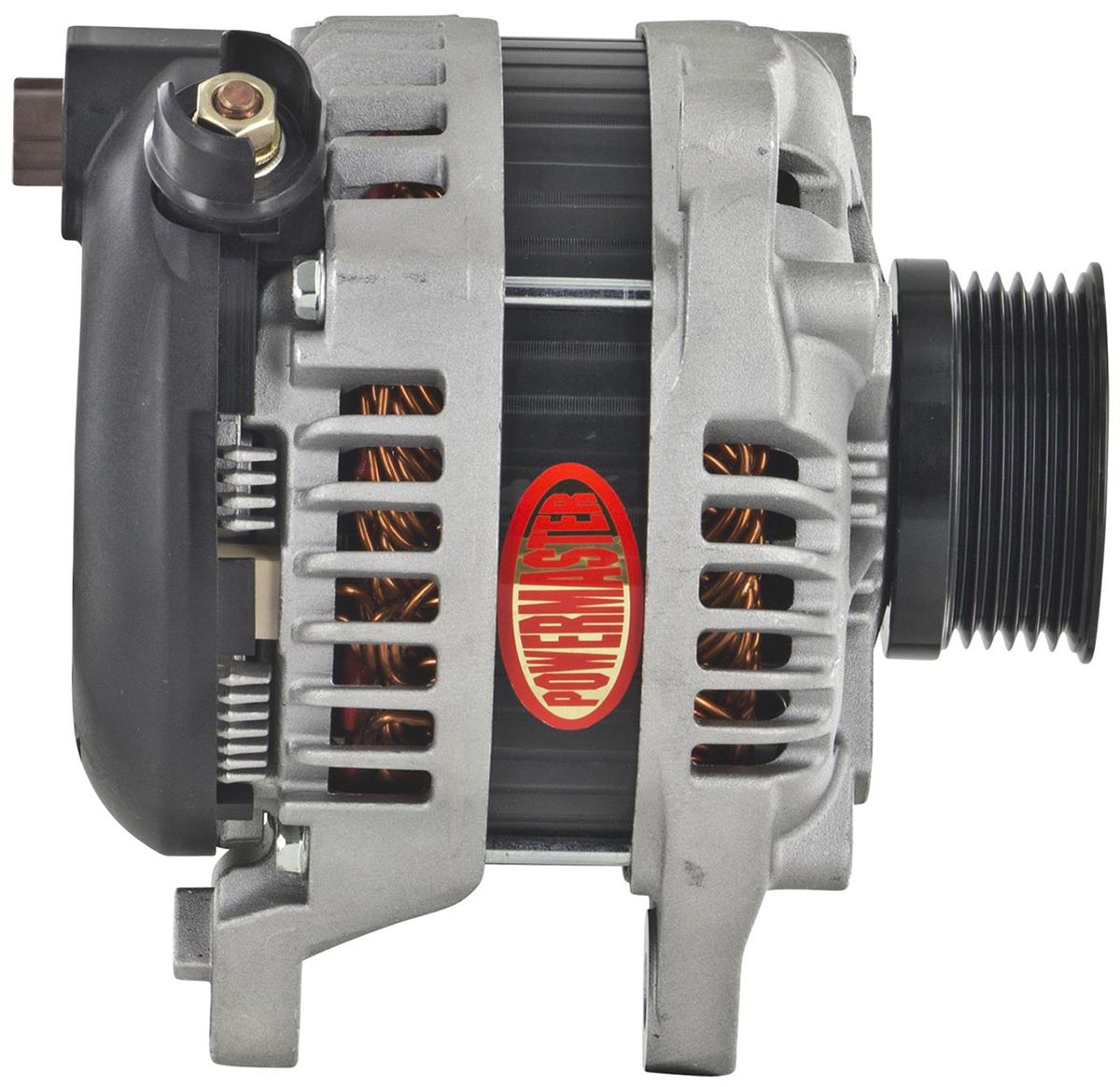 Powermaster Natural Finish Ford Mustang 2011-17 Alternator PM41625