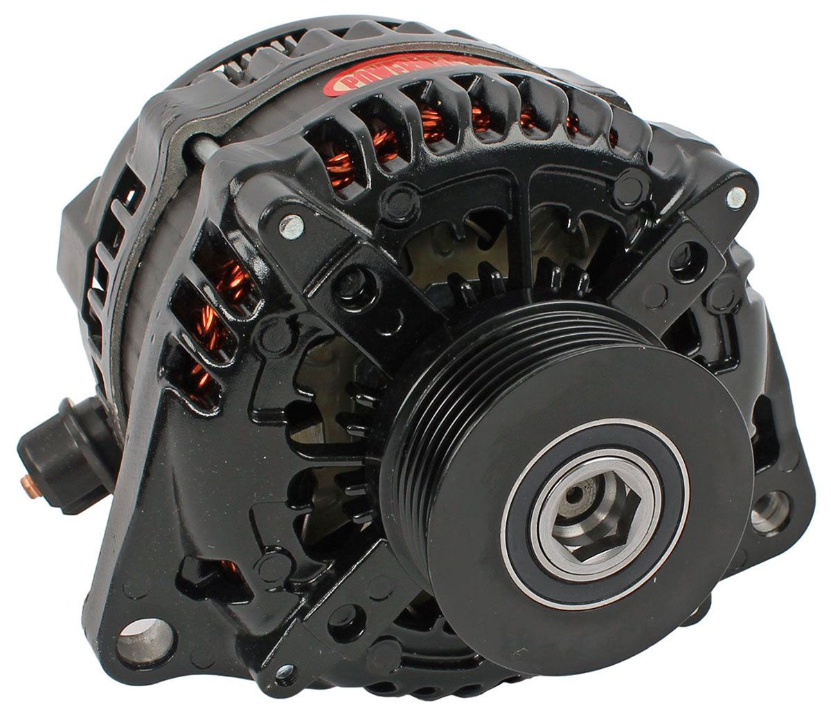 Powermaster Black Finish Ford Mustang 2011-17 Alternator PM51625