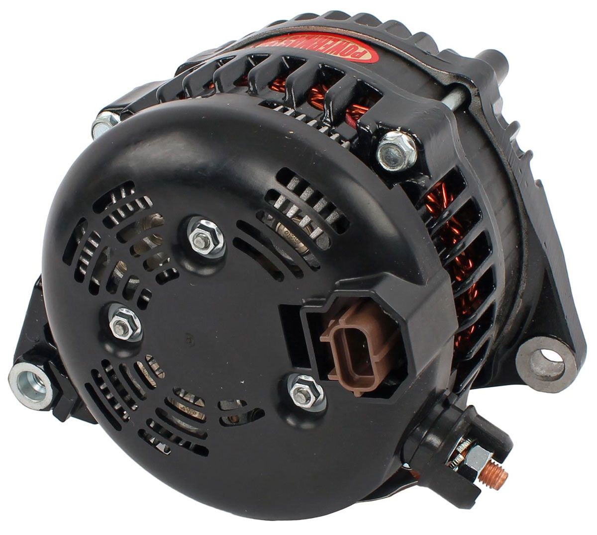 Powermaster Black Finish Ford Mustang 2011-17 Alternator PM51625