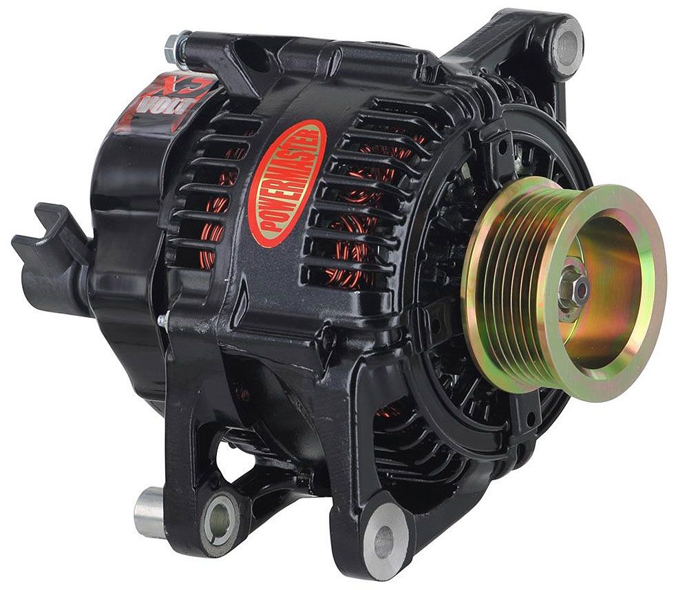 Powermaster Black Chrysler Denso XS Volt Racing Alternator PM533118