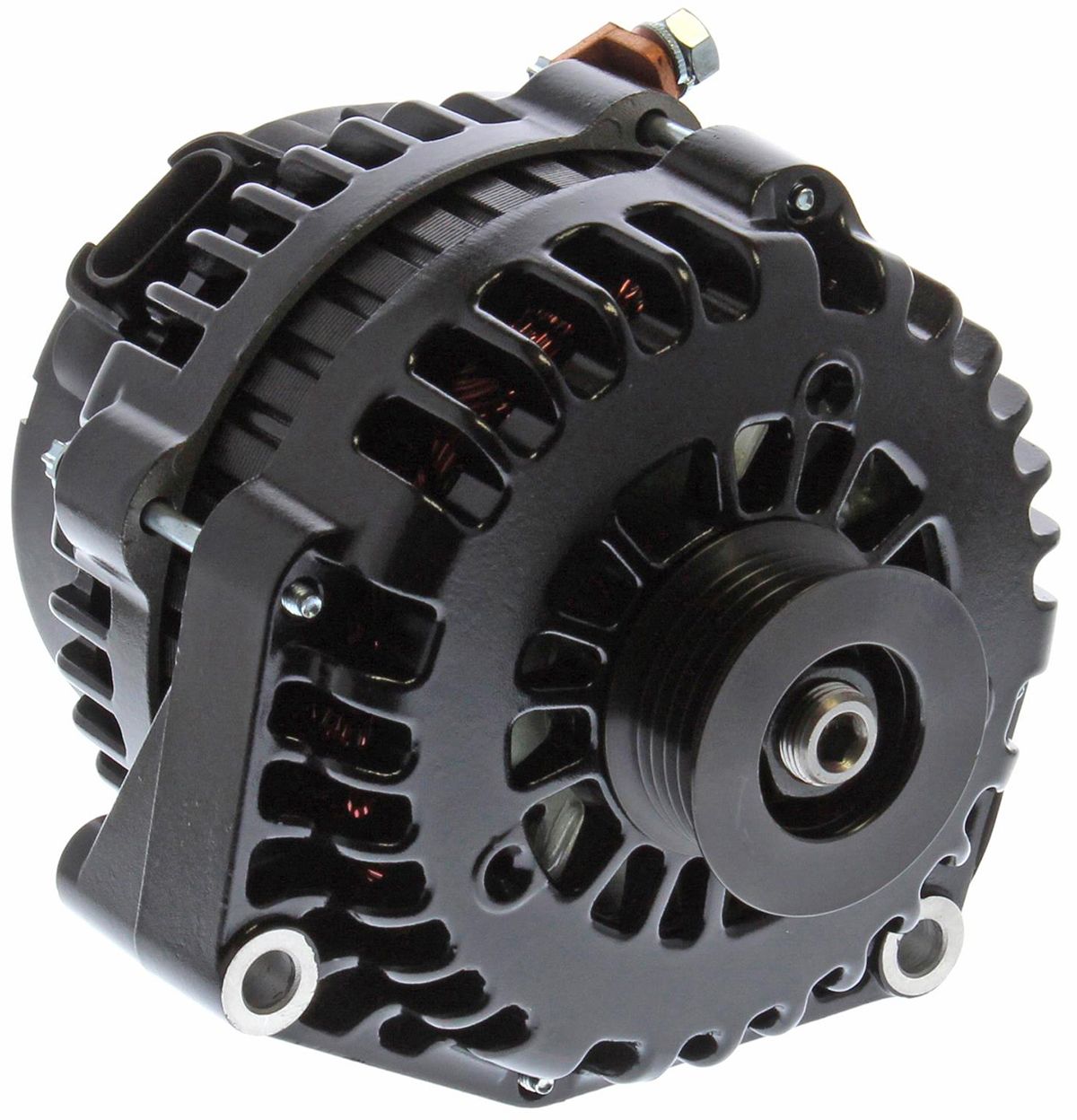 Powermaster Black GM Style AD Alternator PM58237