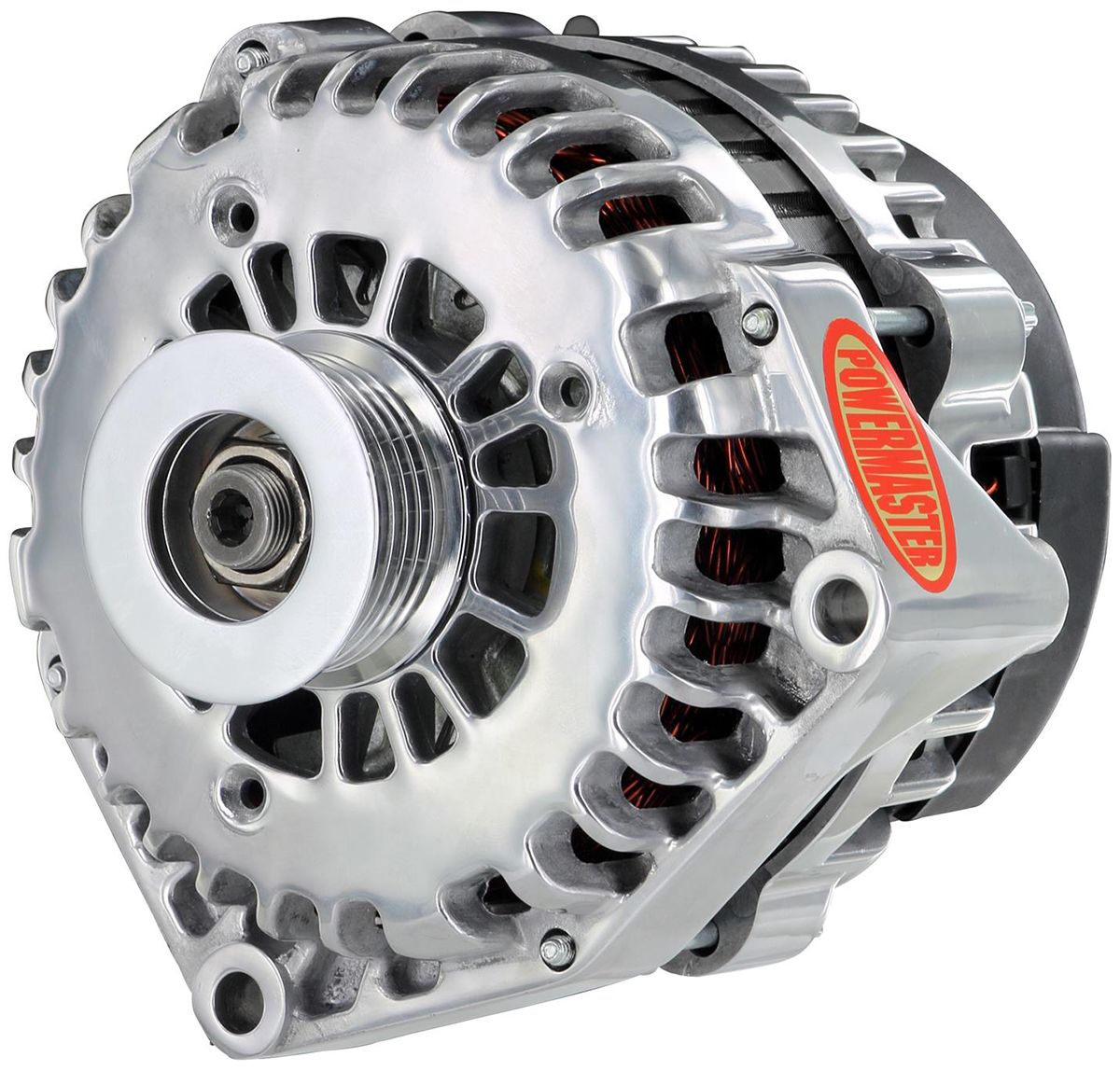 Powermaster Polished GM Style AD Alternator PM68237