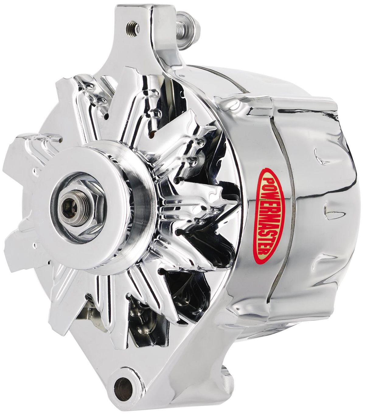 Powermaster Chrome Ford Alternator PM8-37101