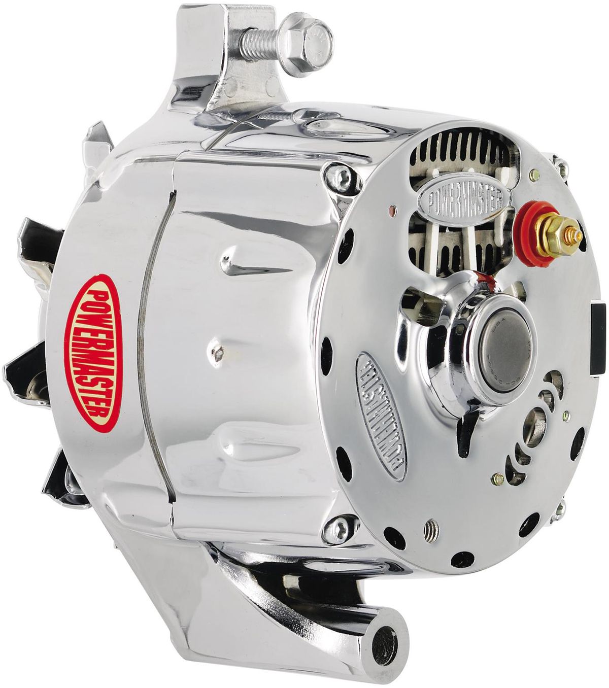 Powermaster Chrome Ford Alternator PM8-37101