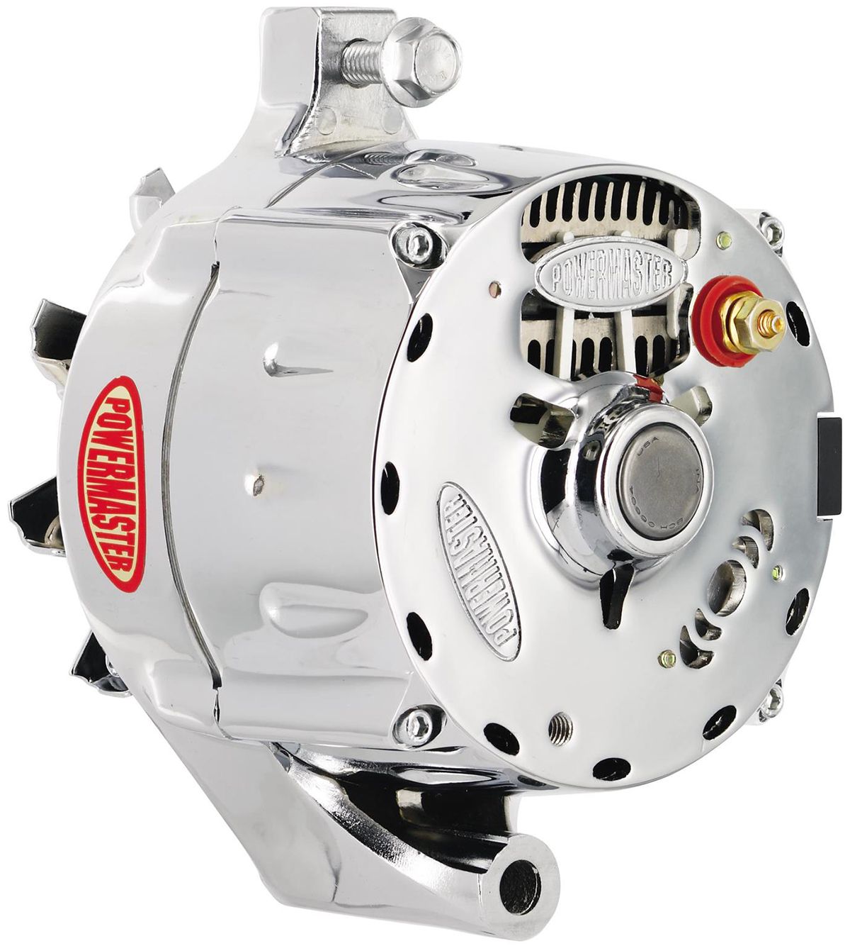 Powermaster Chrome Ford Alternator PM8-37101